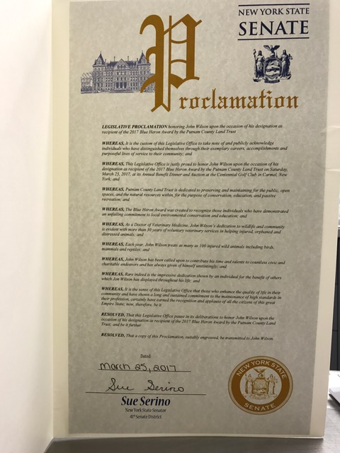 NYS Senate Proclamation